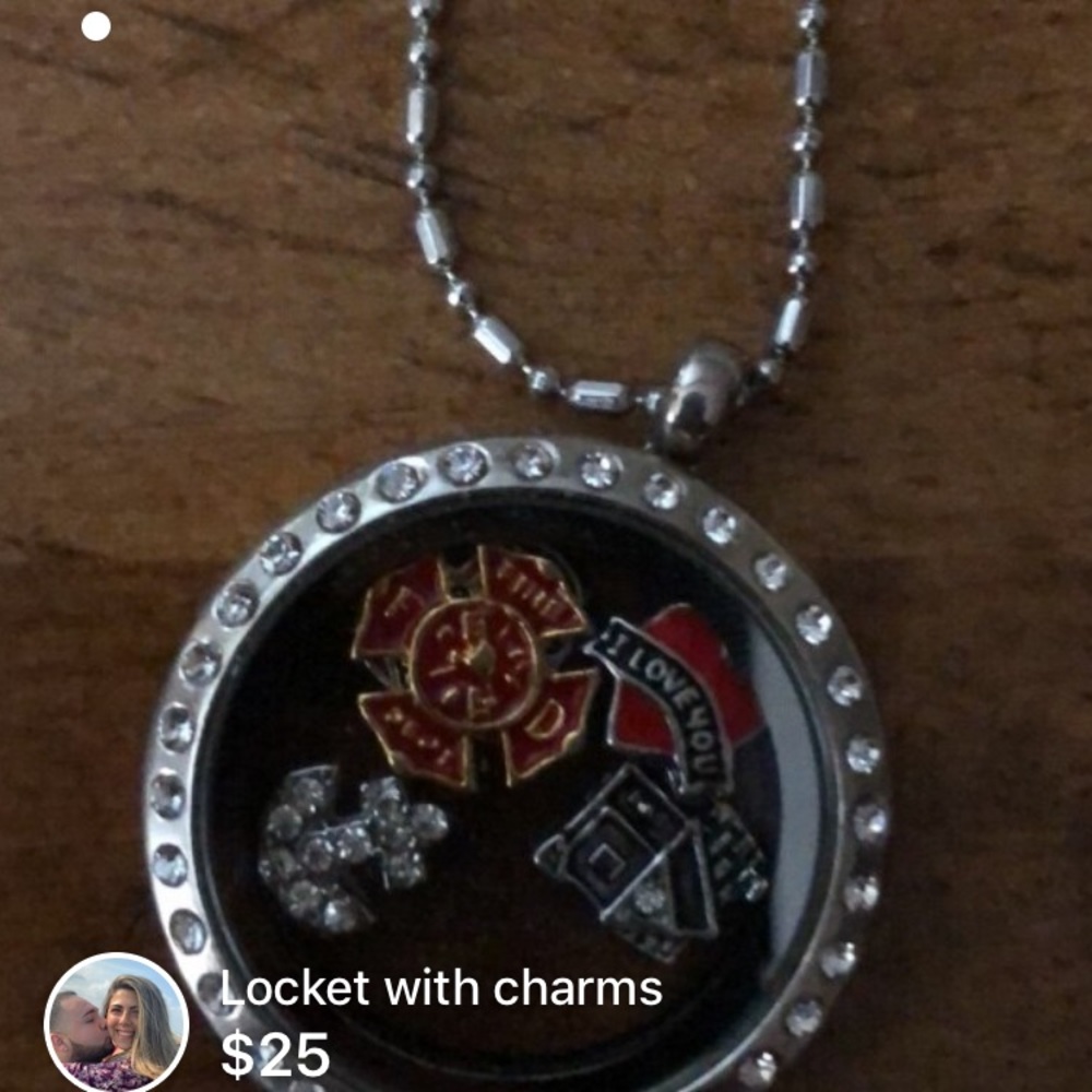 Locket with charms